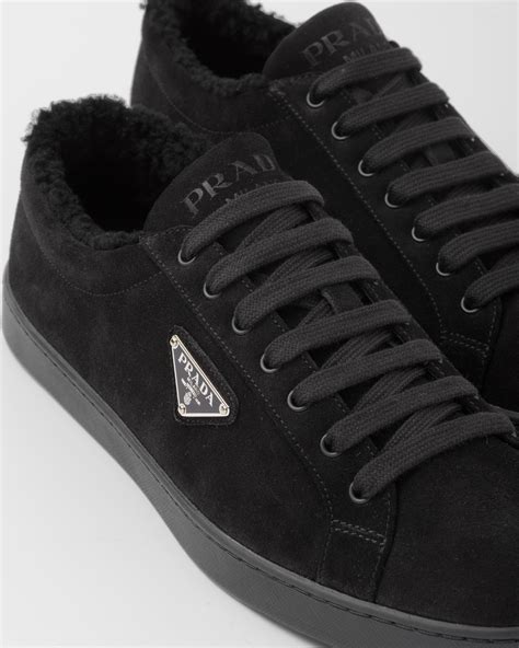 prada suede wavy sneakers|Prada suede sneakers men.